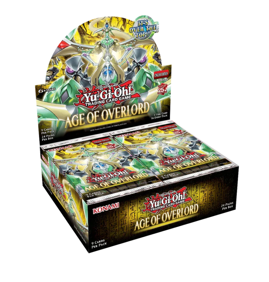 Yugioh - Age of Overlord Booster Box Case - 12 Boxes - 1st Edition
