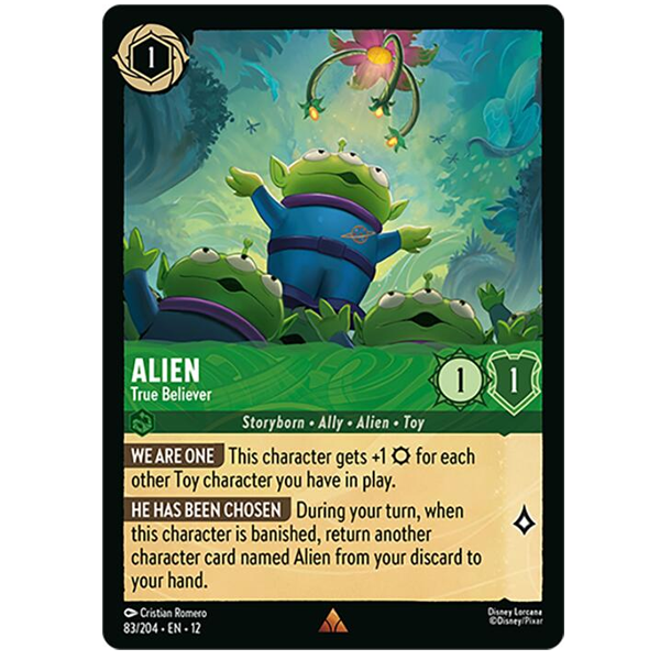 Disney Lorcana TCG - Alien True Believer - 83/204