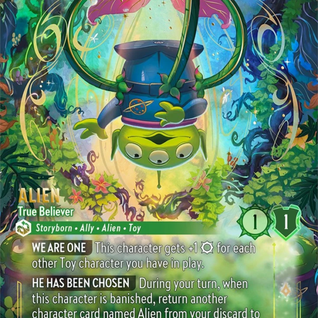 Alien - True Believer (012-229) - Set 12: Wilds Unknown - Disney Lorcana Enchanted