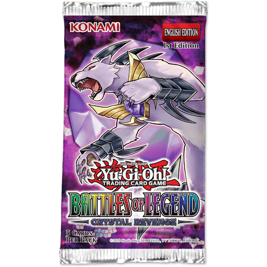 Yu-Gi-Oh! TCG Battles Of Legend Crystal Revenge Booster Pack 1st Editon