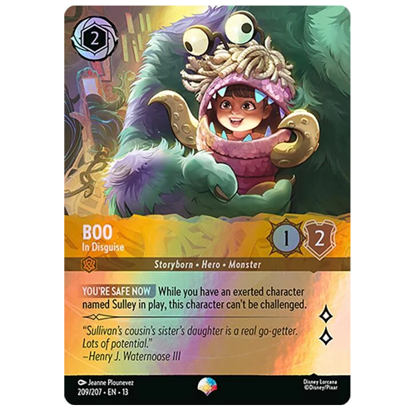 Disney Lorcana TCG - Boo In Disguise - 209/207 - Epic