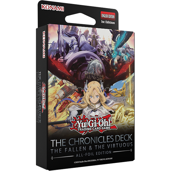 Yugioh TCG - The Chronicles Deck: The Fallen & The Virtuous - Structure Deck (All-Foil Edition)