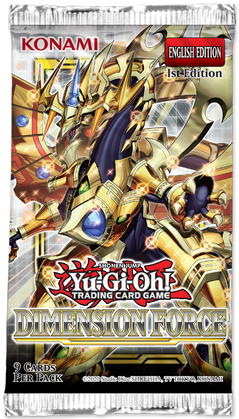 Yu-gi-oh Tcg Dimension Force 1st Edition Booster Pack