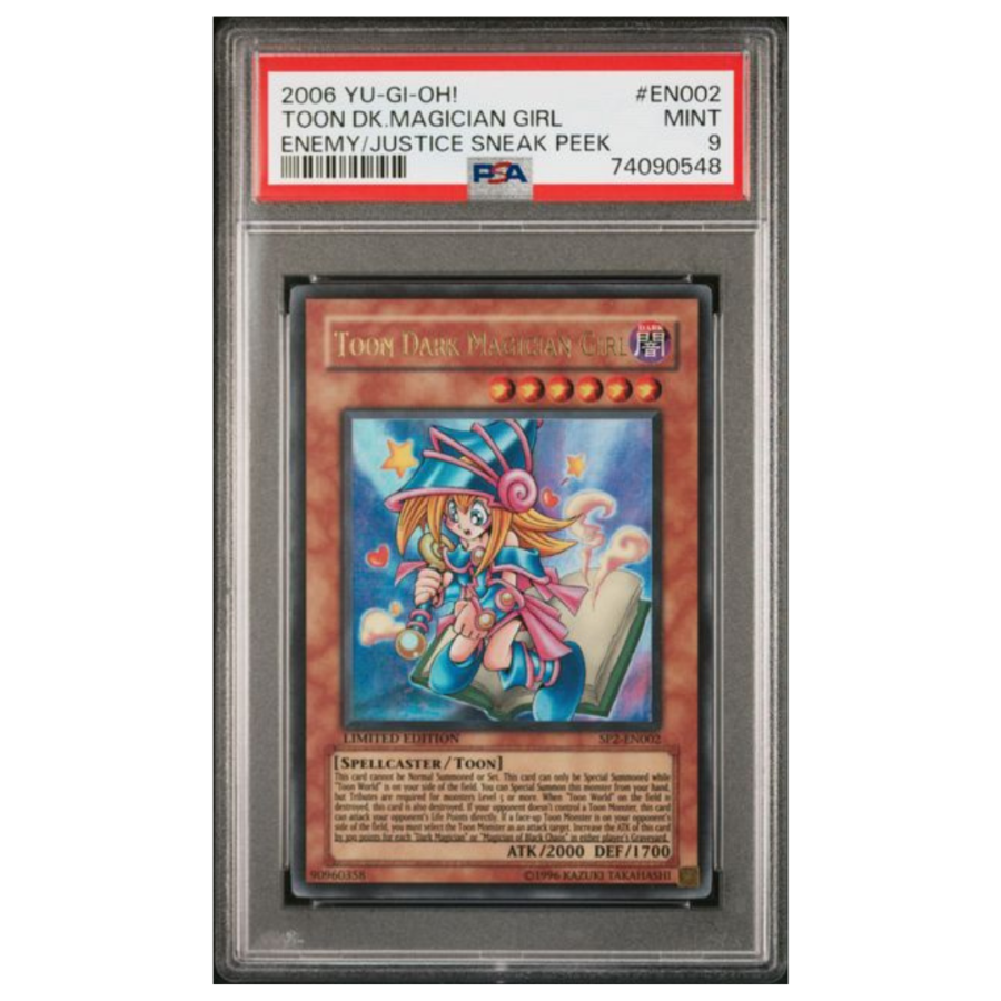 2006 YU-GI-OH! ENEMY OF JUSTICE SNEAK PEEK #EN002 TOON DK.MAGICIAN GIRL ENEMY/JUSTICE SNEAK PEEK