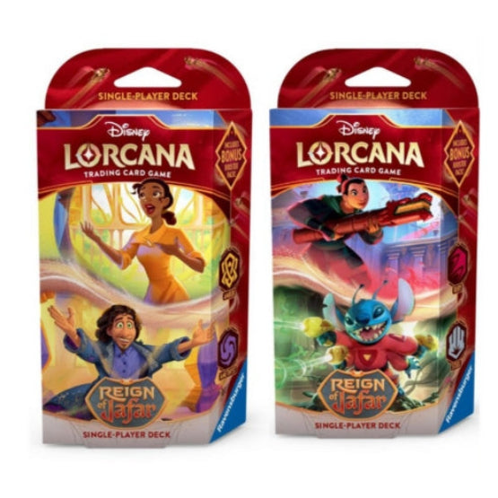 Disney Lorcana TCG Series 8 Reign of Jafar Starter Deck (Pair)