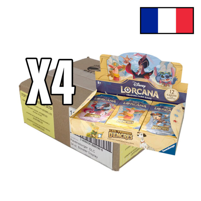 Disney Lorcana - Case of 4 Boxes - The Ink Lands - FR