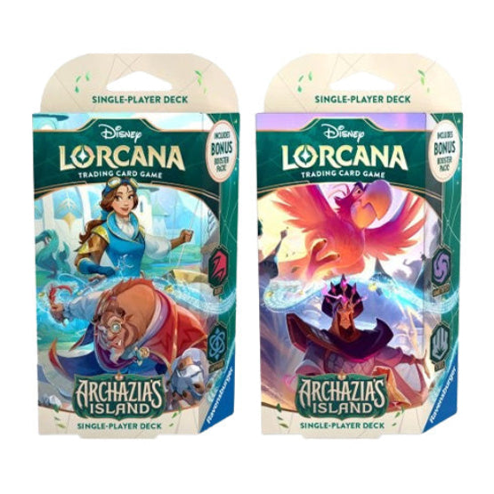 Disney Lorcana TCG Series 7 Archazia's Island Starter Deck (Pair)