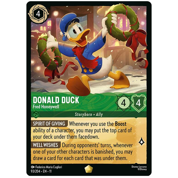 Disney Lorcana TCG - Donald Duck Fred Honeywell - 93/204