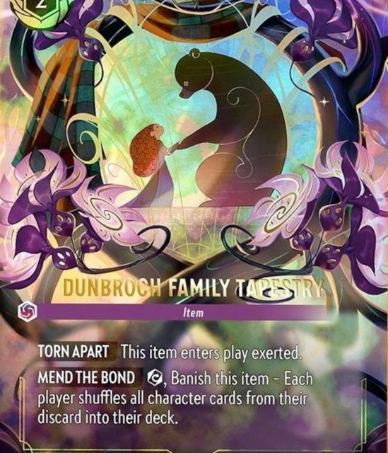 DunBroch Family Tapestry (012-228) - Set 12: Wilds Unknown - Disney Lorcana Enchanted