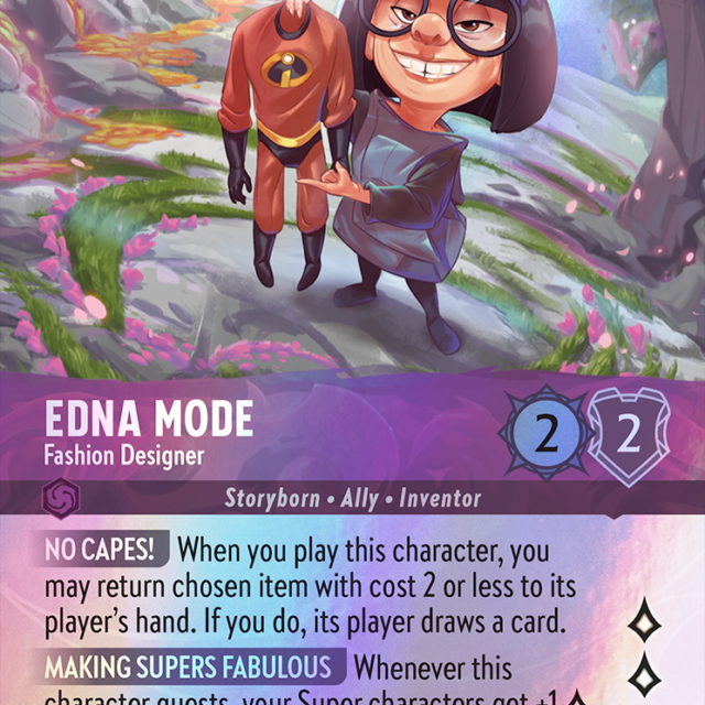 Edna Mode - Fashion Designer (012-209) - Set 12: Wilds Unknown - Disney Lorcana Epic