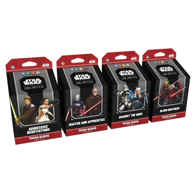 Star Wars: Unlimited - 2026 Twin Suns Deck Display - Set of 4