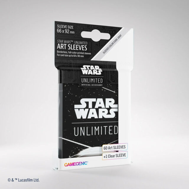 Star Wars: Unlimited Art Sleeves - Standard Size - 60ct - White