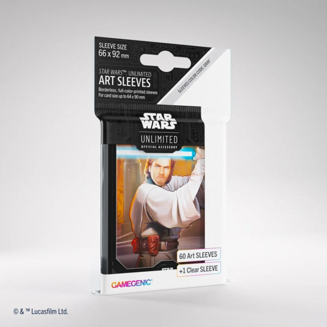 Star Wars: Unlimited Art Sleeves - Standard Size - 60ct - Obi-Wan Kenobi