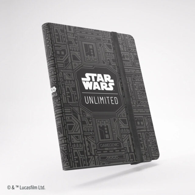 Star Wars: Unlimited 18 Pocket Album: Card Back Black