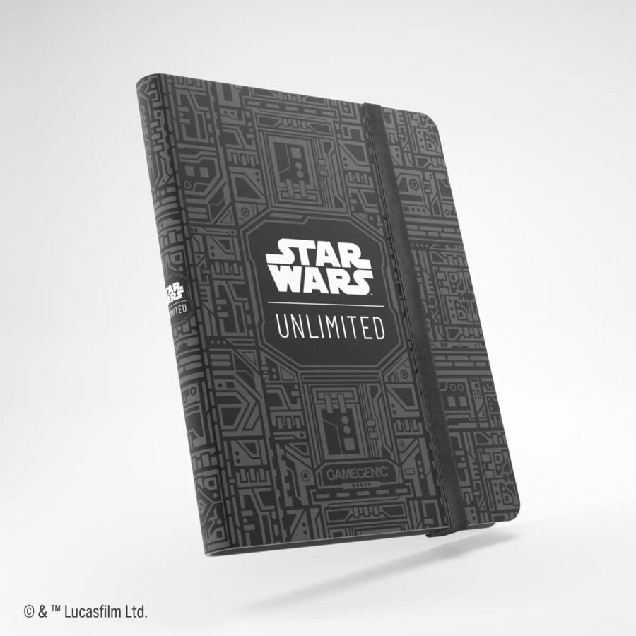 Star Wars: Unlimited 18 Pocket Album: Card Back Black