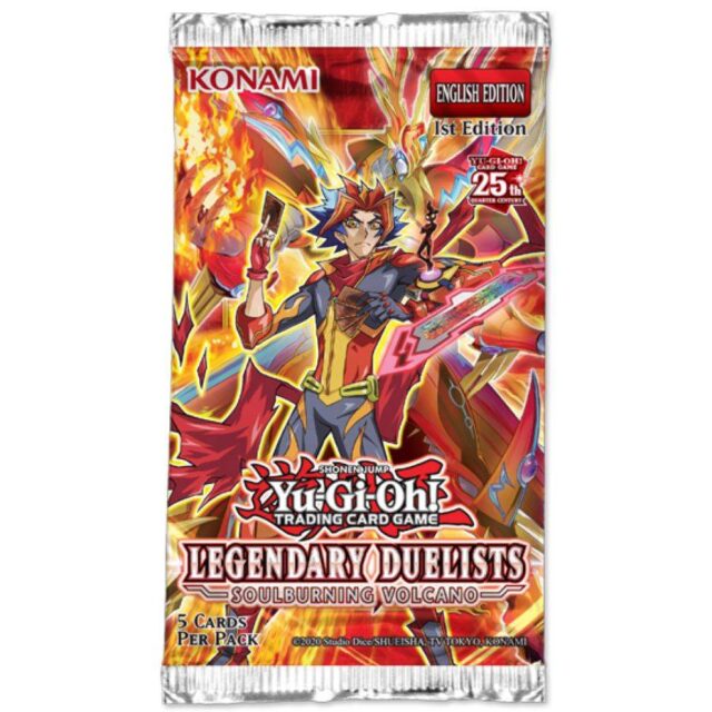 Yu-Gi-Oh! TCG Soulburning Volcano Booster Pack 1st Edition