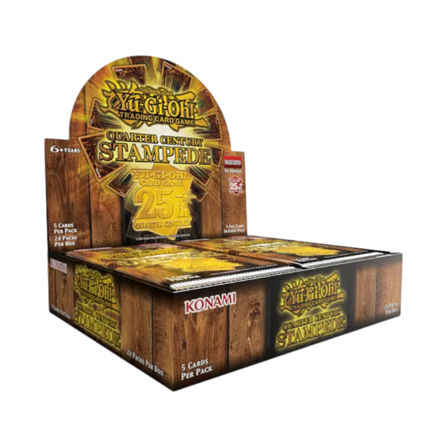 Yu-Gi-Oh! TCG Quarter Century Stampede Booster Box 1st Edition