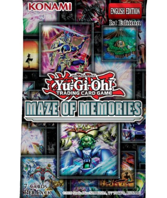 Yu-Gi-Oh! TCG Maze of Memories Booster Pack 1st Edition