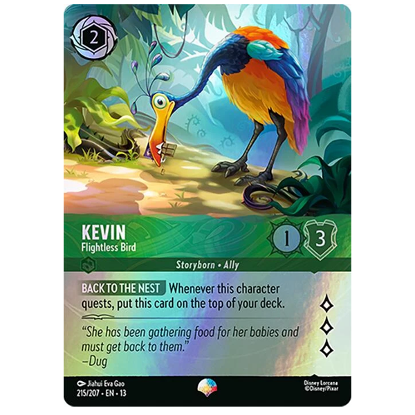 Disney Lorcana TCG - Kevin Flightless Bird - 215/207 - Epic