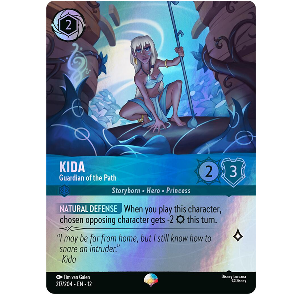 Disney Lorcana TCG - Kida Guardian of the Path - 217/204 - Epic