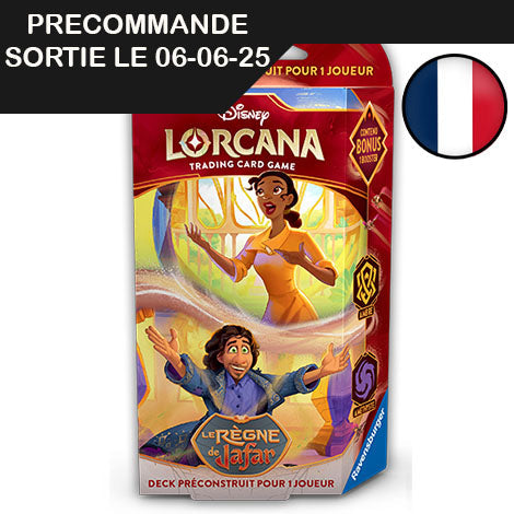 Lorcana - Reign of Jafar - Set 8 - Amber & Amethyst Starter Deck (Tiana & Bruno) - Fr