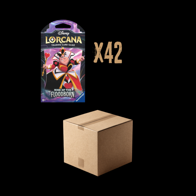 Disney Lorcana Rise Of The Floodborn x42 Sleeved Booster Pack Sealed Case