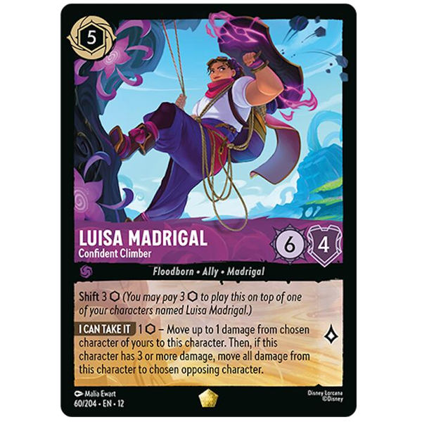 Disney Lorcana TCG - Luisa Madrigal Confident Climber - 60/204