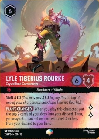 Lyle Tiberius Rourke - Crystallized Commander (012-214) - Set 12: Wilds Unknown - Disney Lorcana Epic