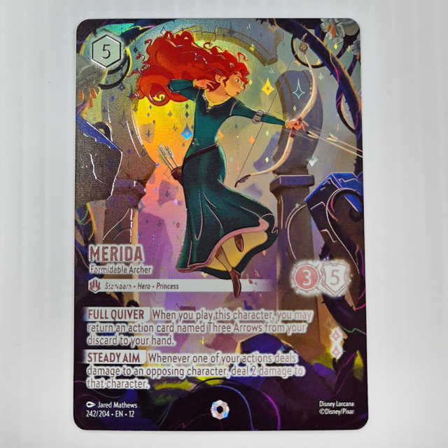 Disney Lorcana TCG - Merida Formidable Archer - 242/204 - Iconic