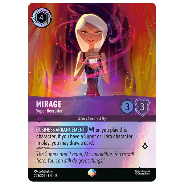 Disney Lorcana TCG - Mirage Super Recruiter - 208/204 - Epic