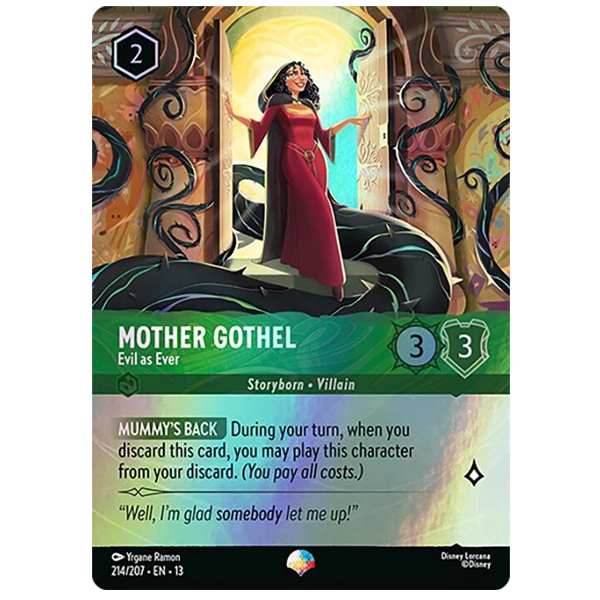 Disney Lorcana TCG - Mother Gothel Evil as Ever - 214/207 - Epic