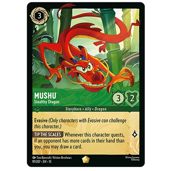 Disney Lorcana TCG - Mushu Stealthy Dragon  - 97/204