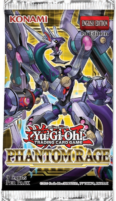 Yugioh - Phantom Rage Booster Pack - 1st Edition