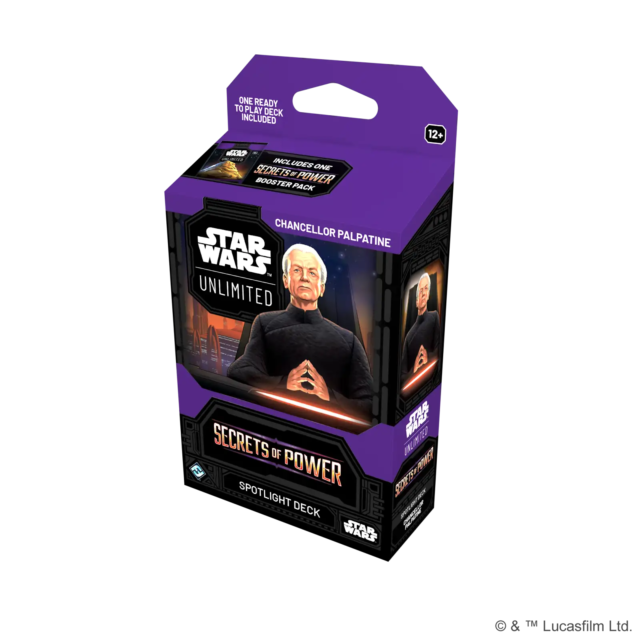 Star Wars Unlimited - Secrets of Power - Chancellor Palpatine Spotlight Deck