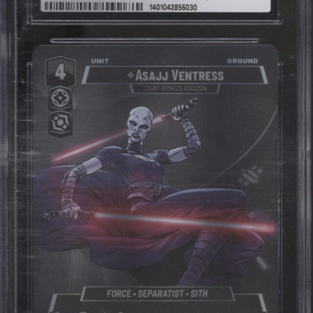 Asajj Ventress Star Wars Unlimited Convention Exclusive Foil #005 CGC 9