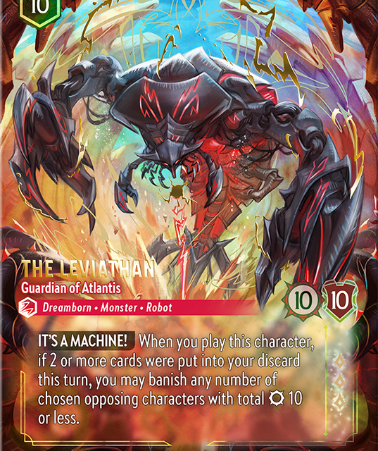The Leviathan - Guardian of Atlantis (012-233) - Set 12: Wilds Unknown - Disney Lorcana Enchanted