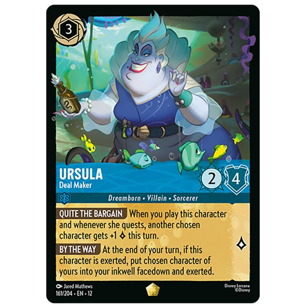 Disney Lorcana TCG - Ursula Deal Maker - 161/204
