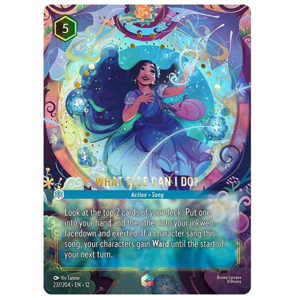 Disney Lorcana TCG - What Else Can I Do?  - 237/204 - Enchanted