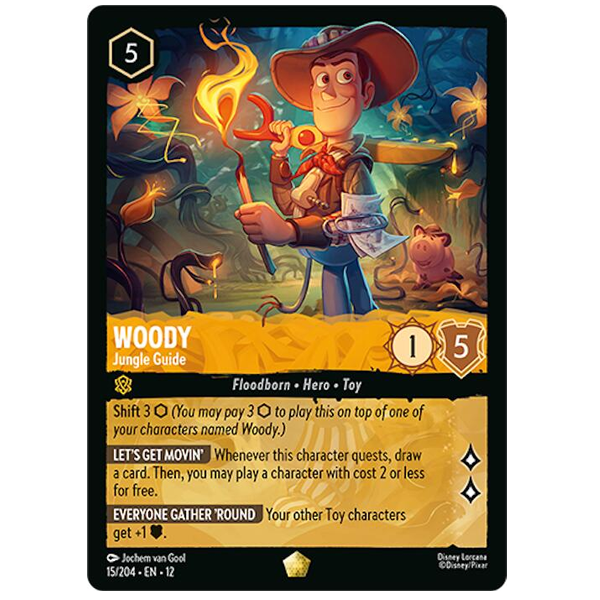 Disney Lorcana TCG - Woody Jungle Guide  - 15/204