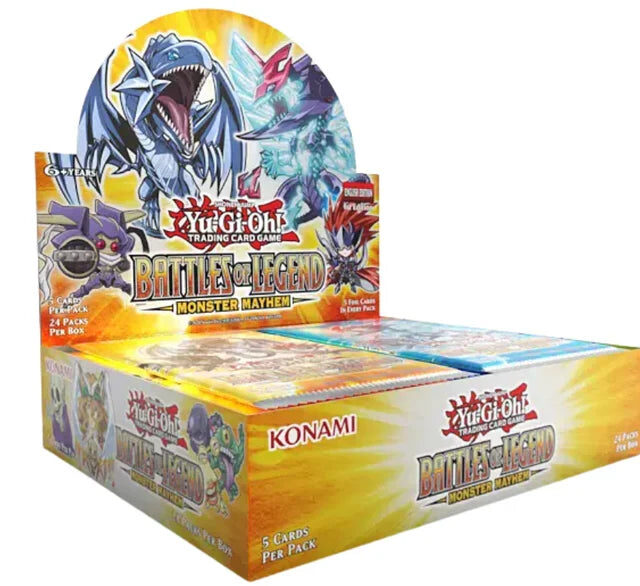 Yugioh - Battles of Legend - Monster Mayhem Booster Box Case - 12 Boxes - 1st Edition