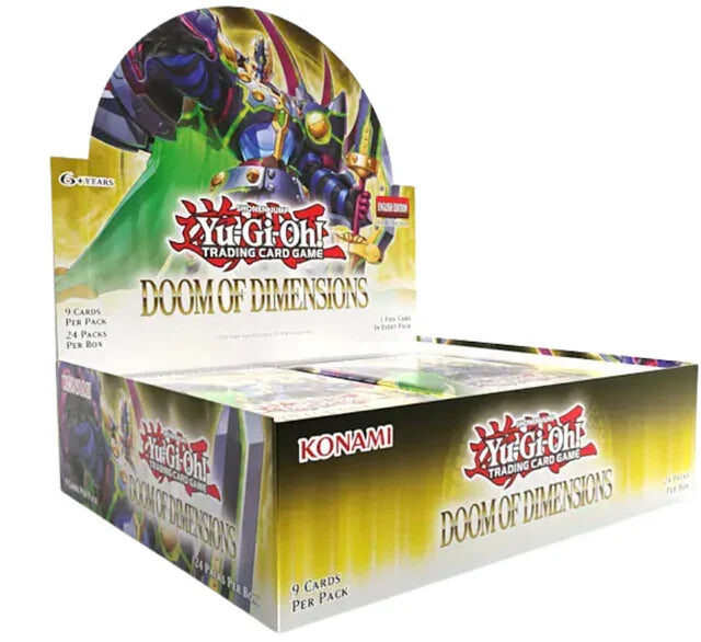 Yugioh - Doom of Dimensions Booster Box Case - 12 Boxes - 1st Edition