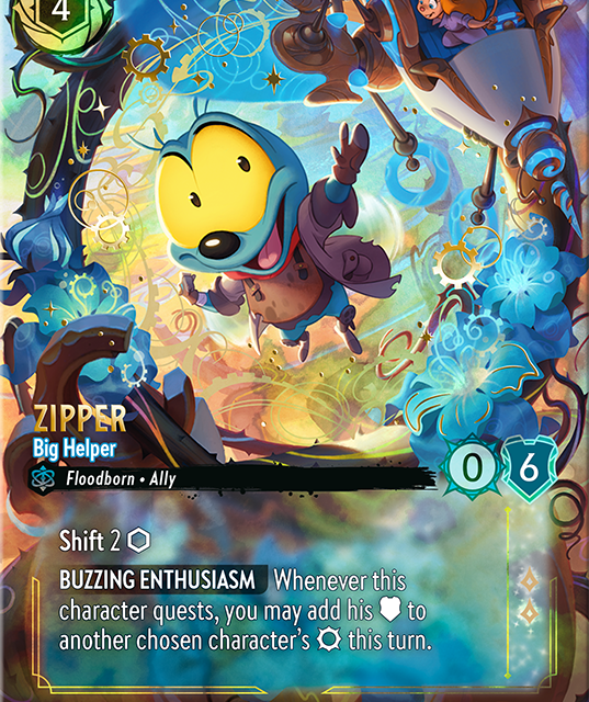 Zipper - Big Helper (012-235) - Set 12: Wilds Unknown - Disney Lorcana Enchanted