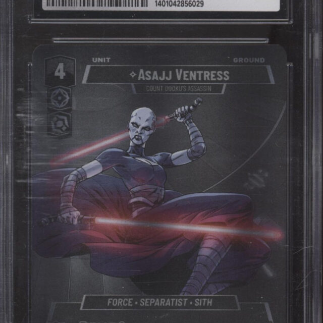 Asajj Ventress Star Wars Unlimited Convention Exclusive Foil #005 CGC 9.5