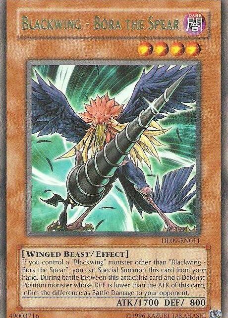 Blackwing - Bora the Spear (Green) [DL09-EN011] Rare