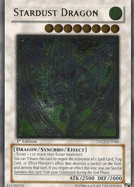 Stardust Dragon [TDGS-EN040] Ultimate Rare
