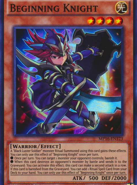 Beginning Knight [MP16-EN123] Super Rare