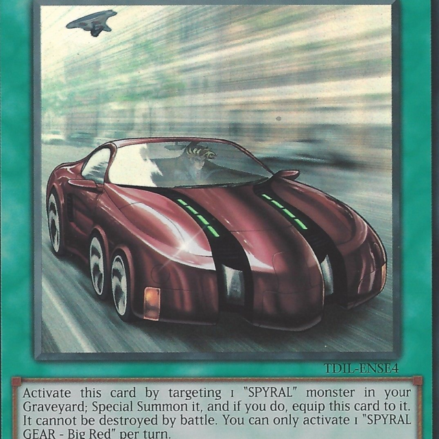 SPYRAL GEAR - Big Red [TDIL-ENSE4] Super Rare