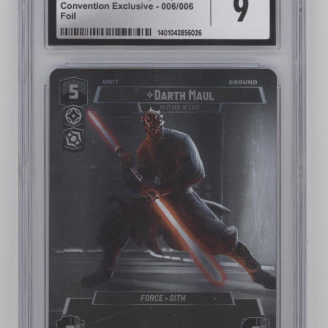 Darth Maul Star Wars Unlimited Convention Exclusive Foil #006 CGC 9 #1