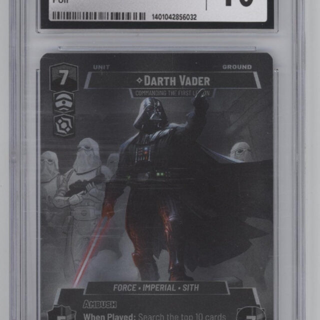 Darth Vader Star Wars Unlimited Convention Exclusive Foil #002 CGC 10 #1