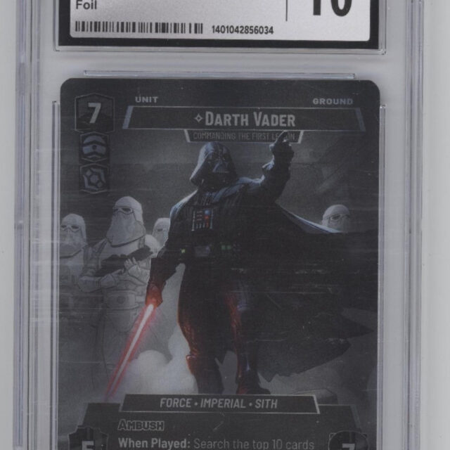 Darth Vader Star Wars Unlimited Convention Exclusive Foil #002 CGC 10 #2